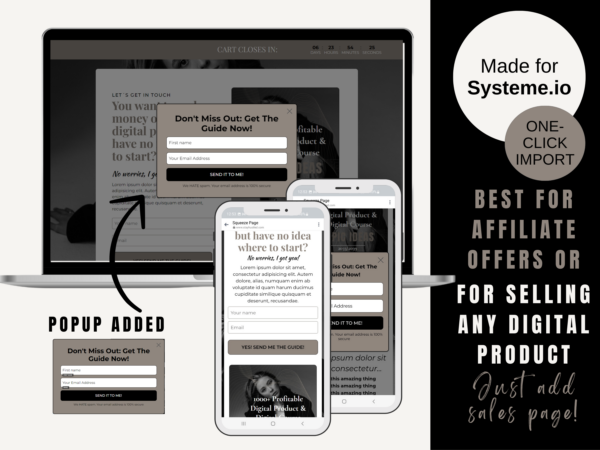 FREEBIE + LANDING PAGE TEMPLATE - Image 7
